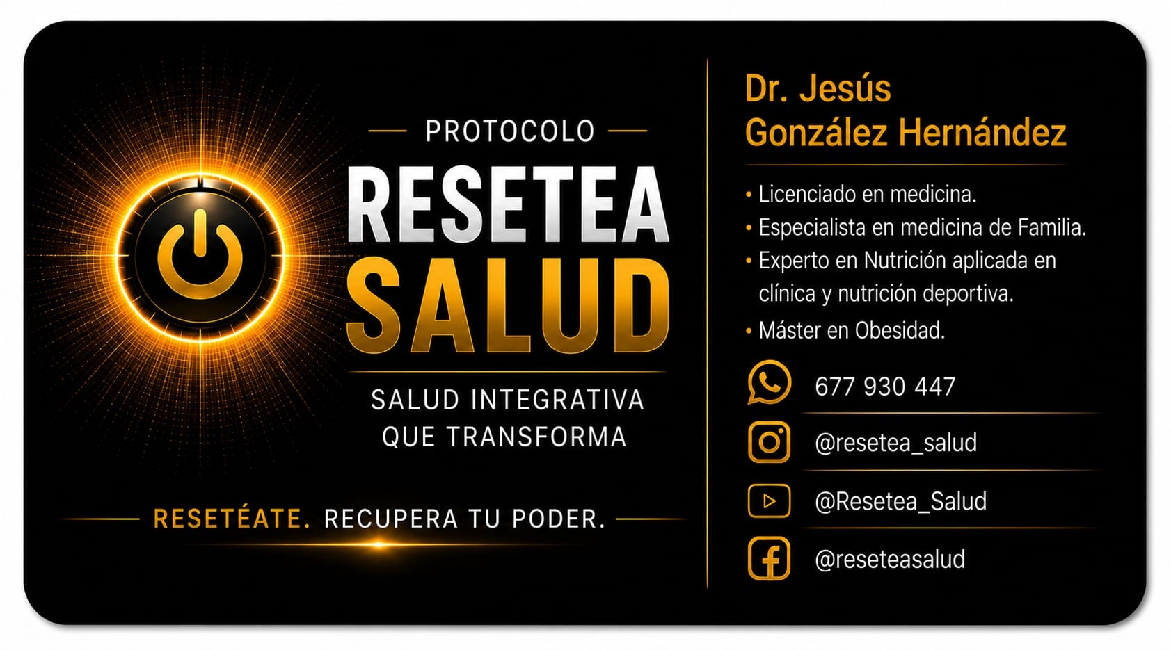 Resetea Salud